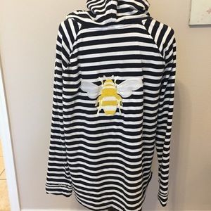 Crown & Ivy Hooded Bee Sweatshirt